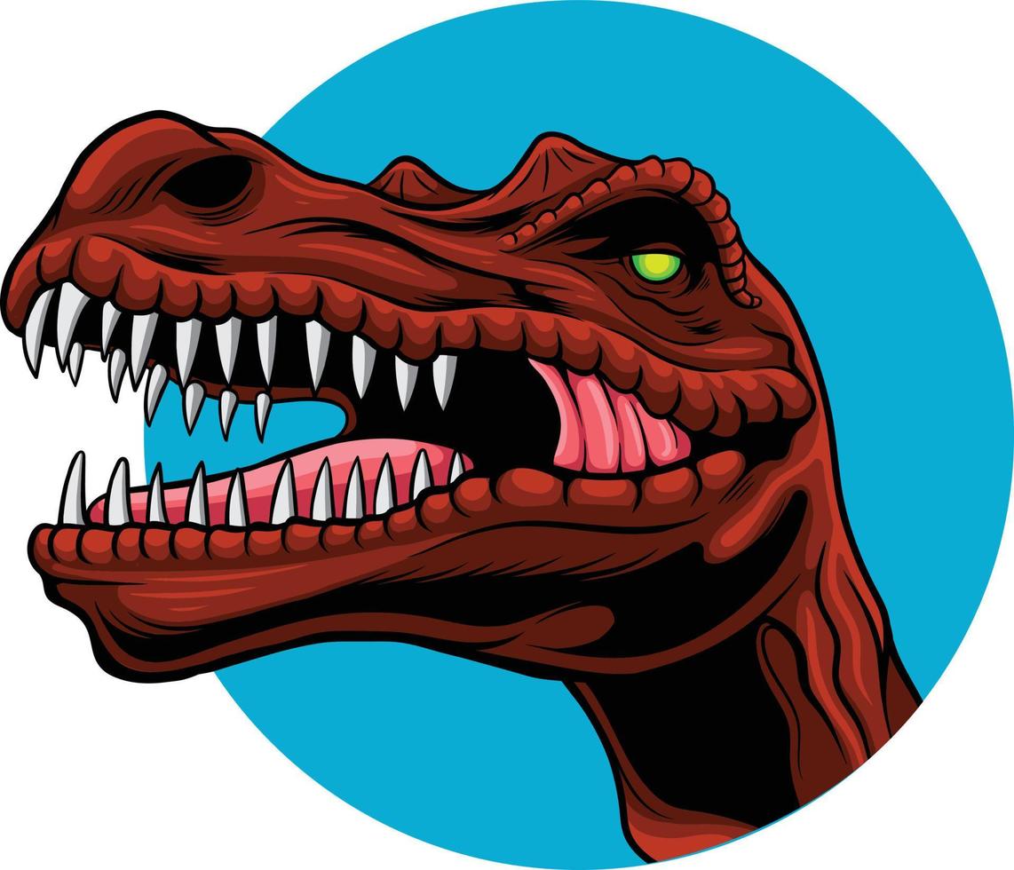 cabeza de dinosaurio 1.2 vector