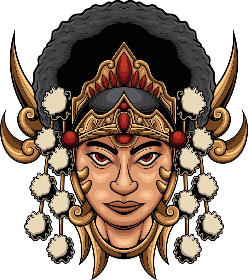 Indonesian Mask 1.4 vector
