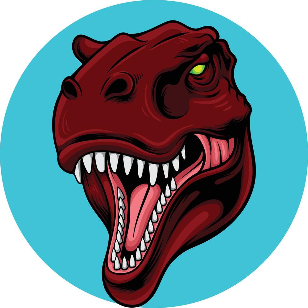 Dino Head 1.5 vector