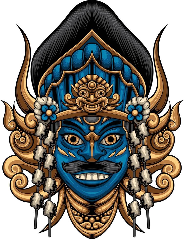 máscara indonesia 1.1 vector