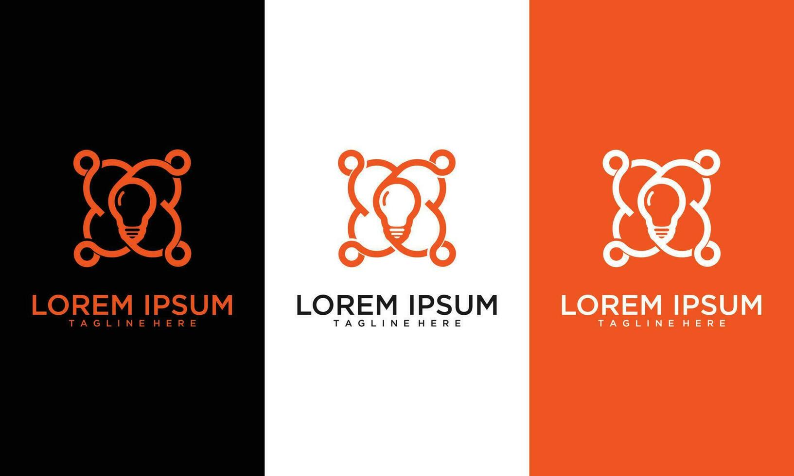 Idea concept for business analysis and brainstorm teamwork.creative meeting to find ideas icon illustration logo vector design