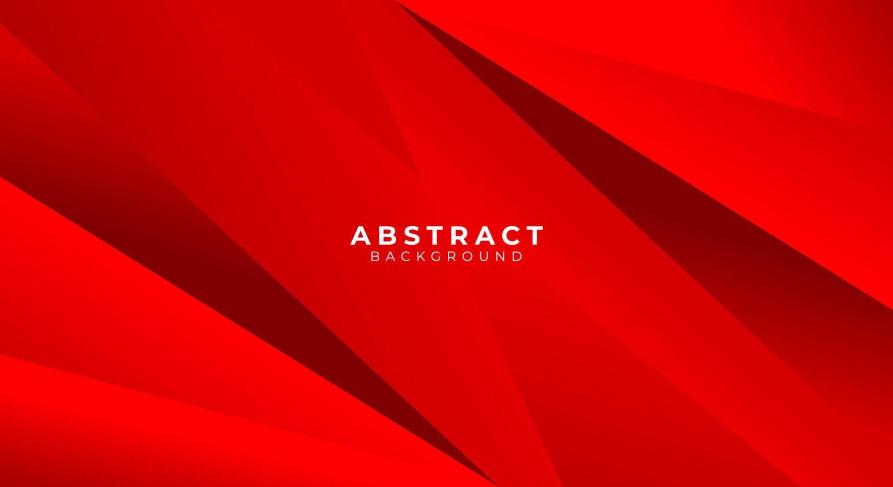 Red geometric modern background vector