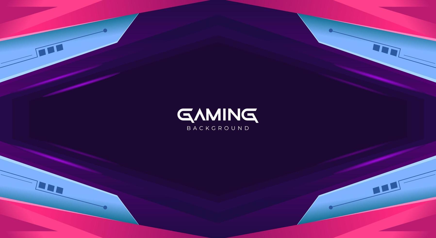 Modern abstract colorful gaming technology background design vector