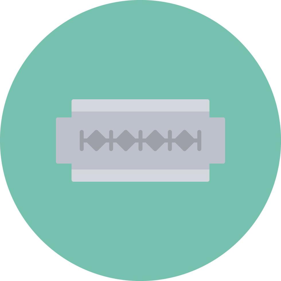 Razor Blade Flat Circle Multicolor vector