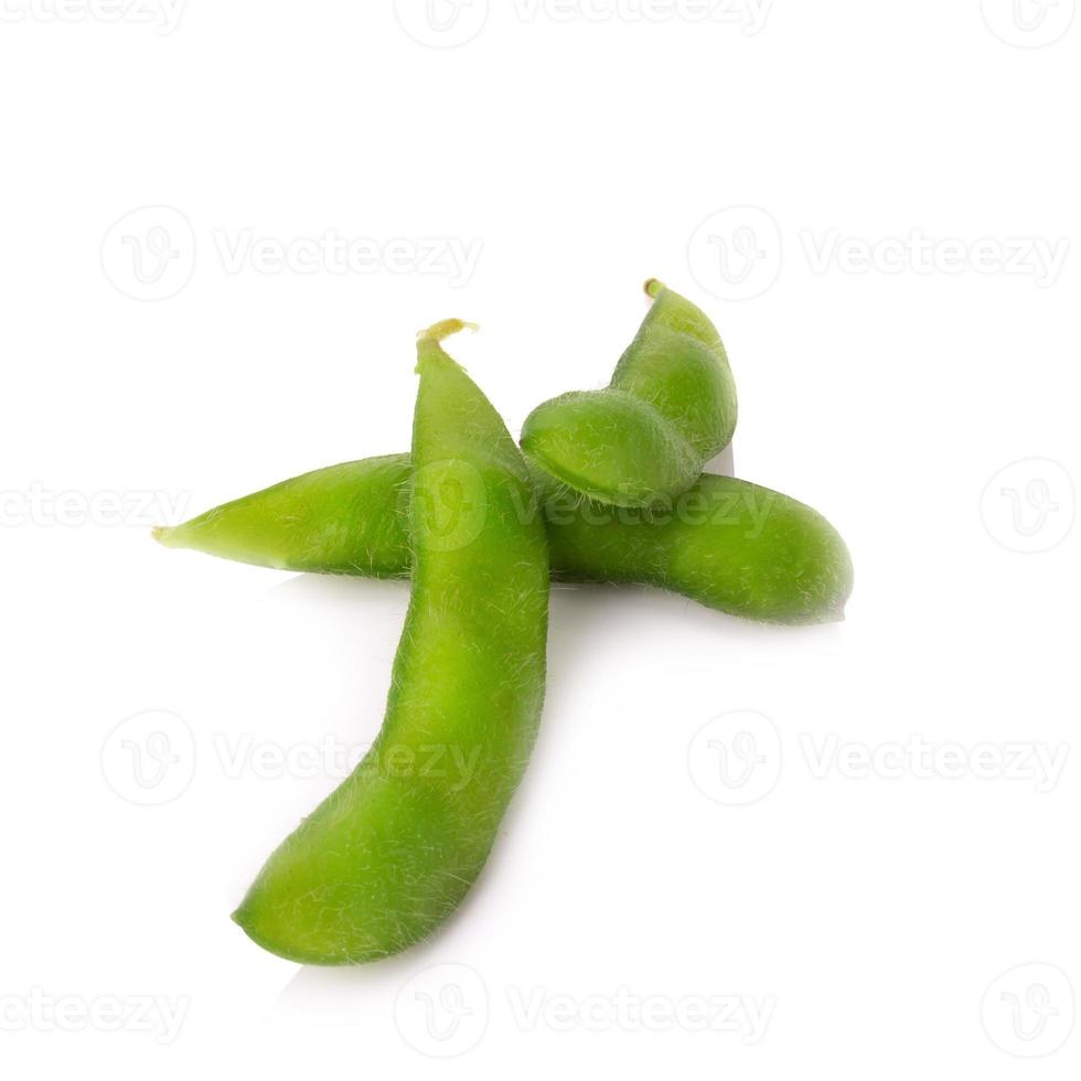green soybeans on white background 10002143 Stock Photo at Vecteezy