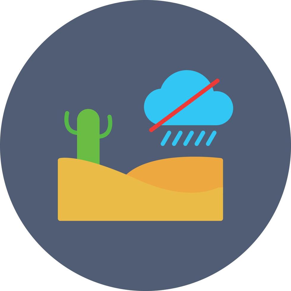 No Rain Flat Circle Multicolor vector