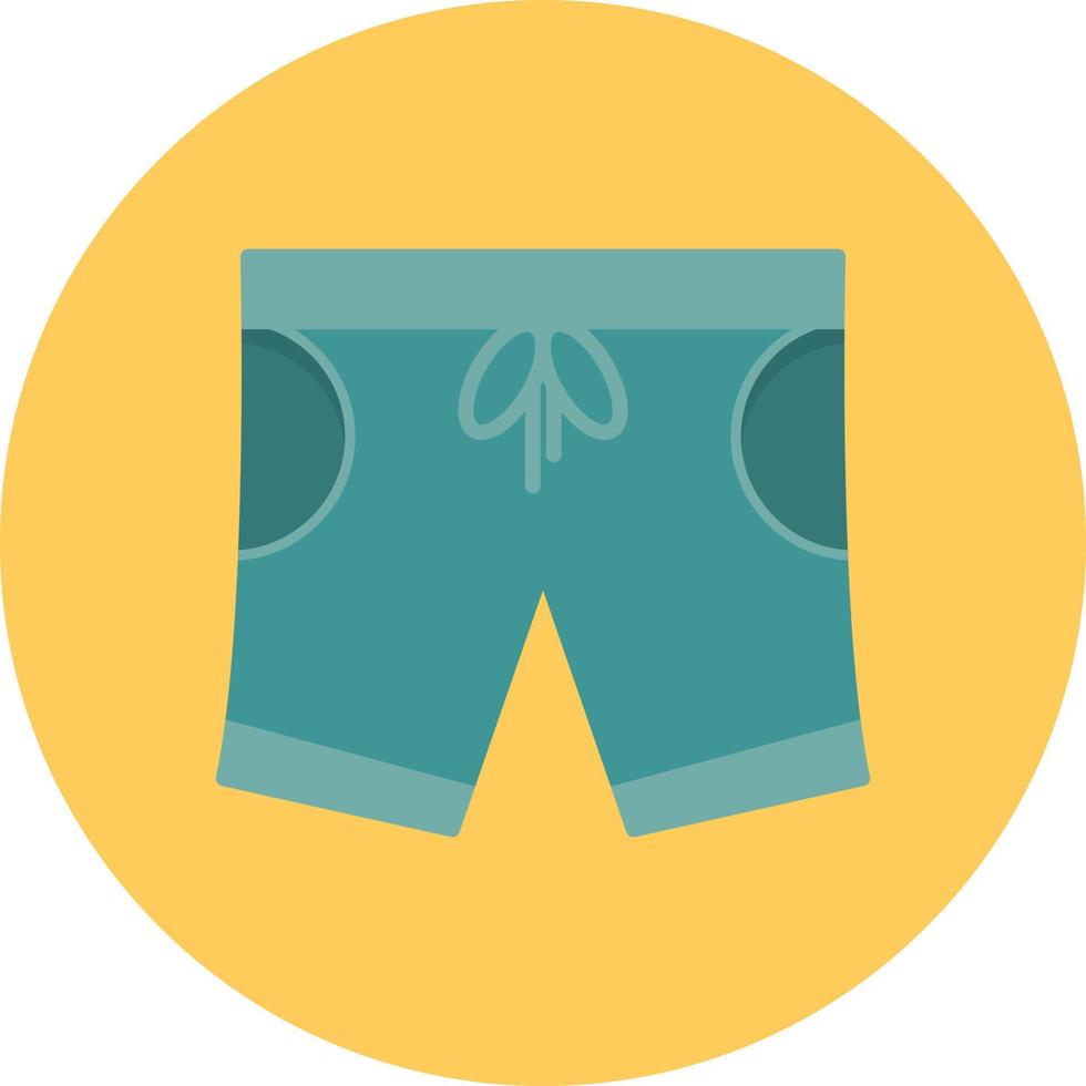 Short Flat Circle Multicolor vector