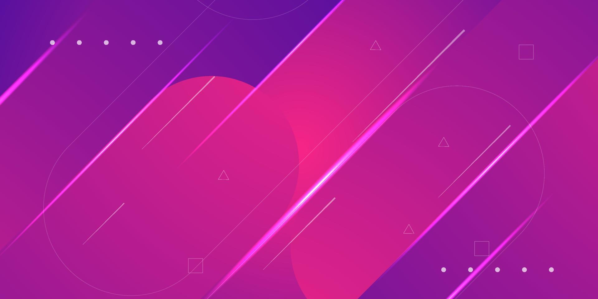 plantilla de vector rosa y púrpura brillante con un patrón simple. diseño fresco sobre fondo abstracto con degradado de colores. nuevo diseño para anuncios, carteles, pancartas de su sitio web.eps 10 vector