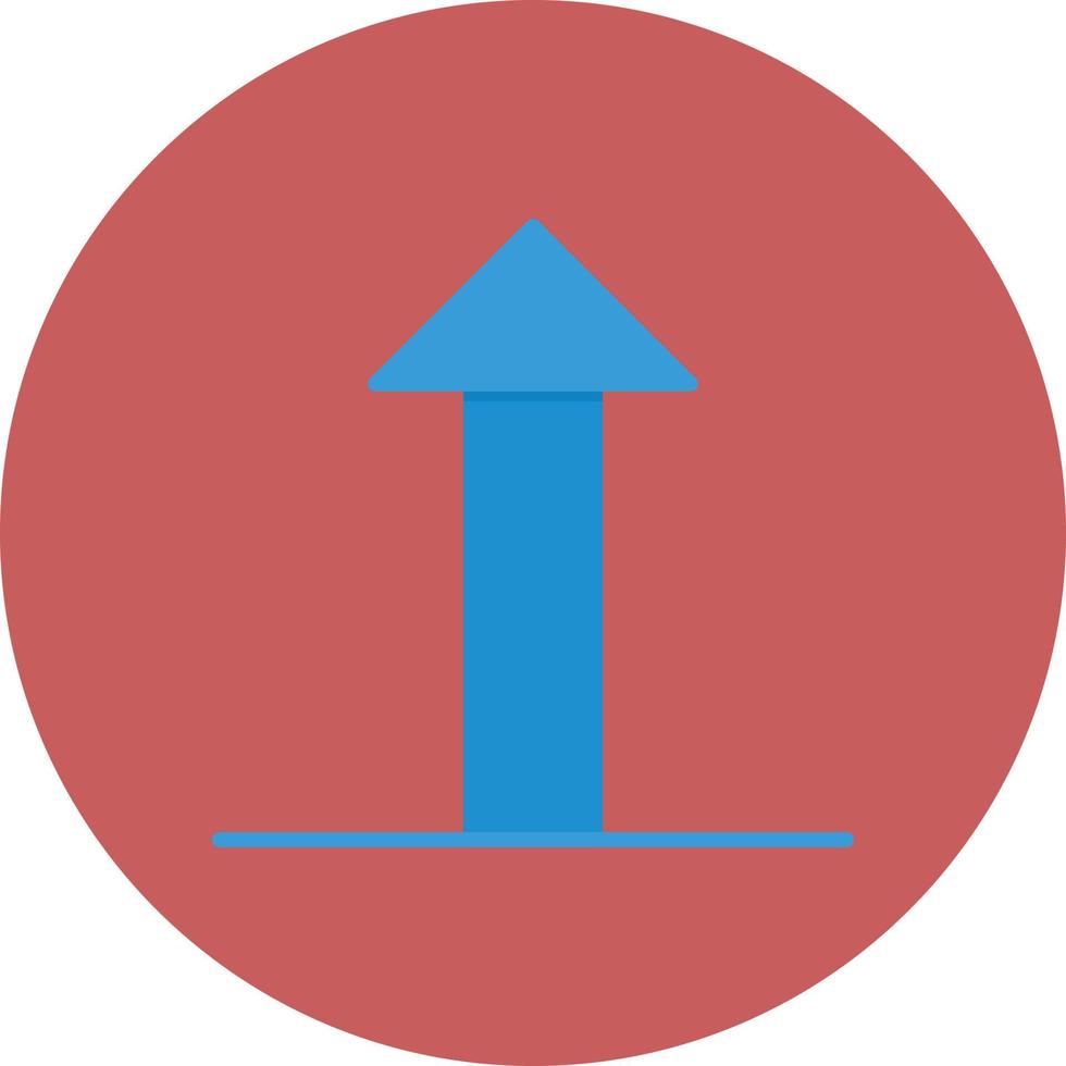 Upload Flat Circle Multicolor vector