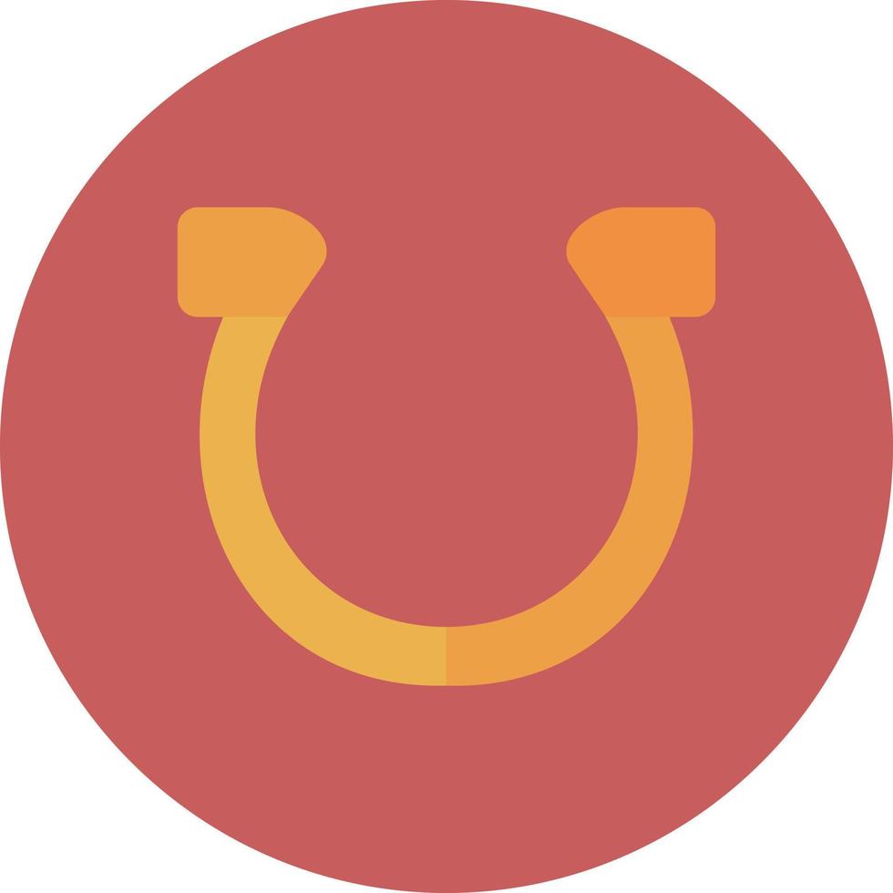 Horseshoe Flat Circle Multicolor vector