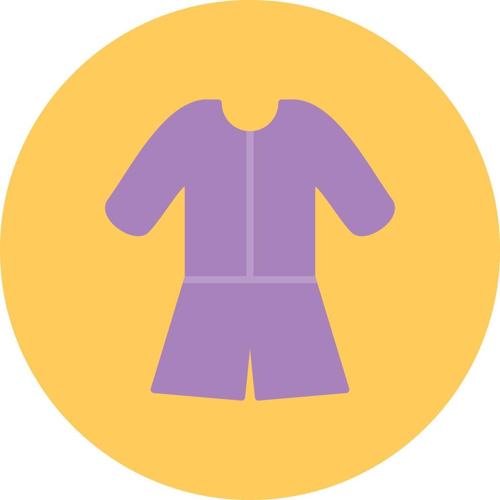 Pijama Flat Circle Multicolor vector
