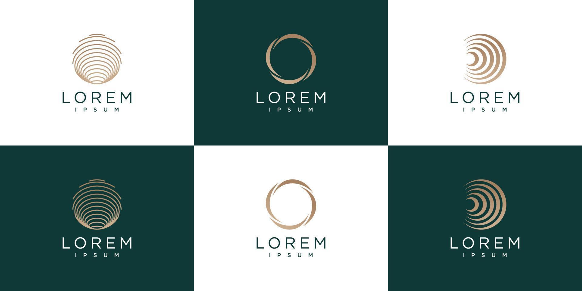 diseño de logotipo global con vector premium de concepto único creativo