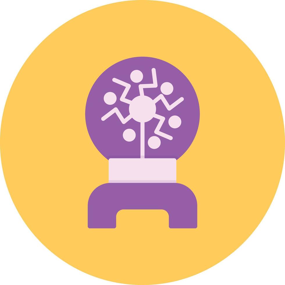 Plasma Flat Circle Multicolor vector