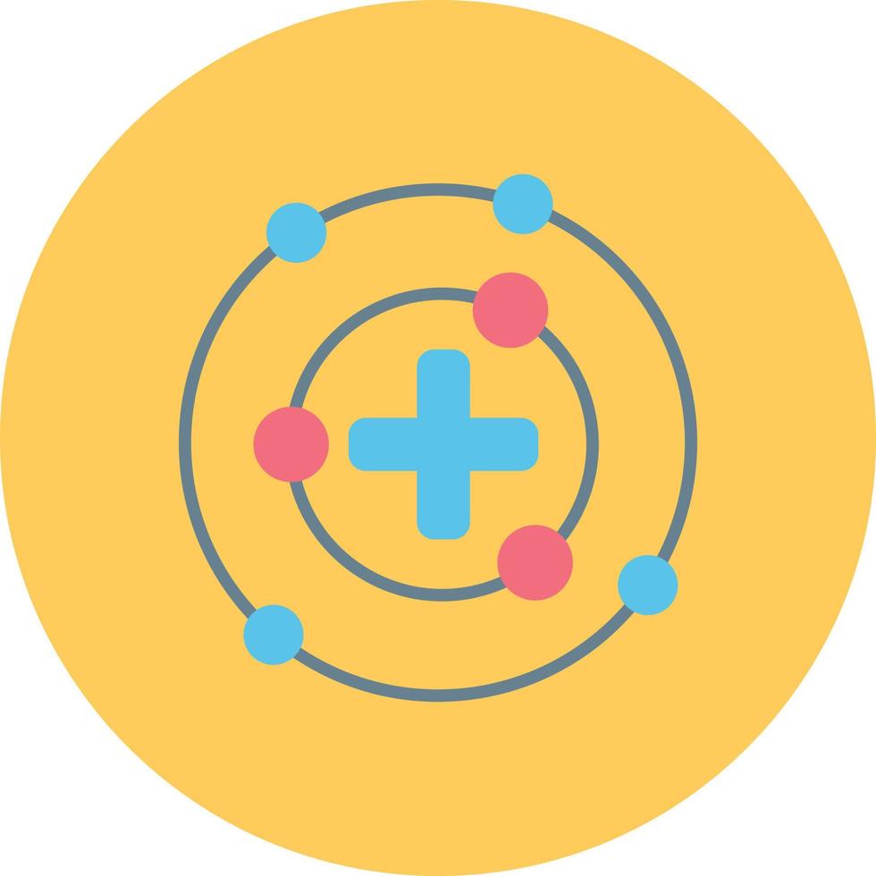 Proton Flat Circle Multicolor vector