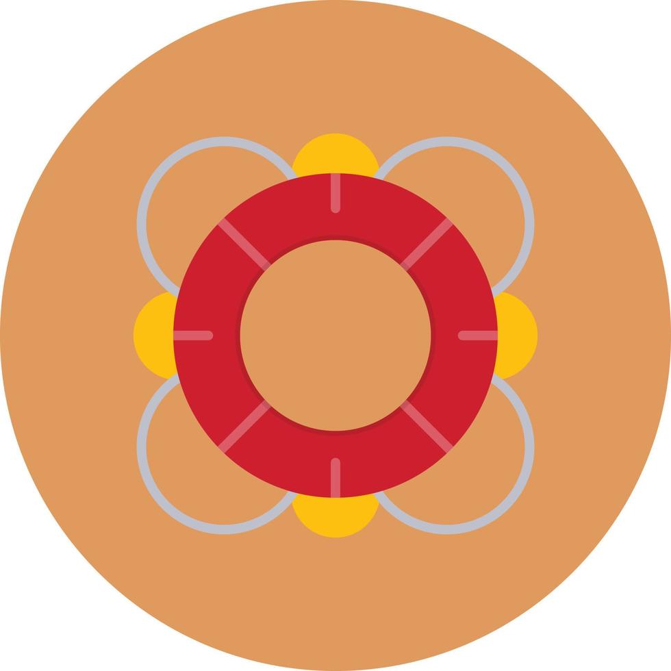 icono de círculo plano vector
