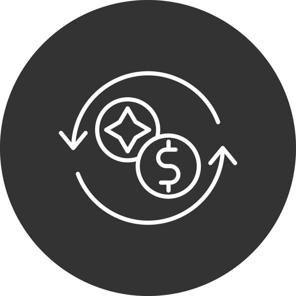 Exchange Flat Circle Multicolor vector