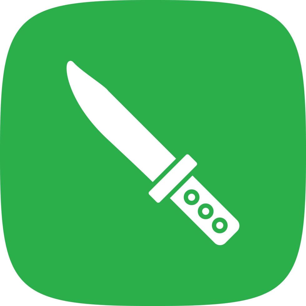 Knife Glyph Round Corner vector
