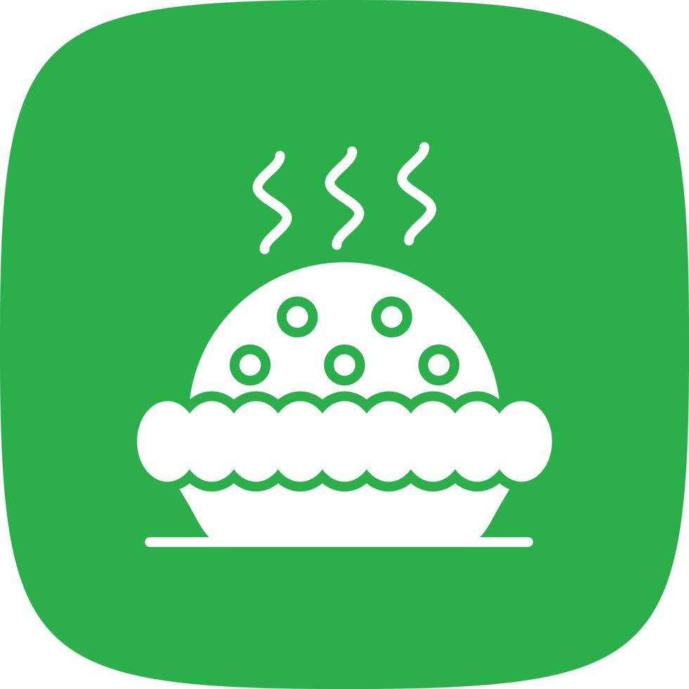 Pie Glyph Round Corner vector