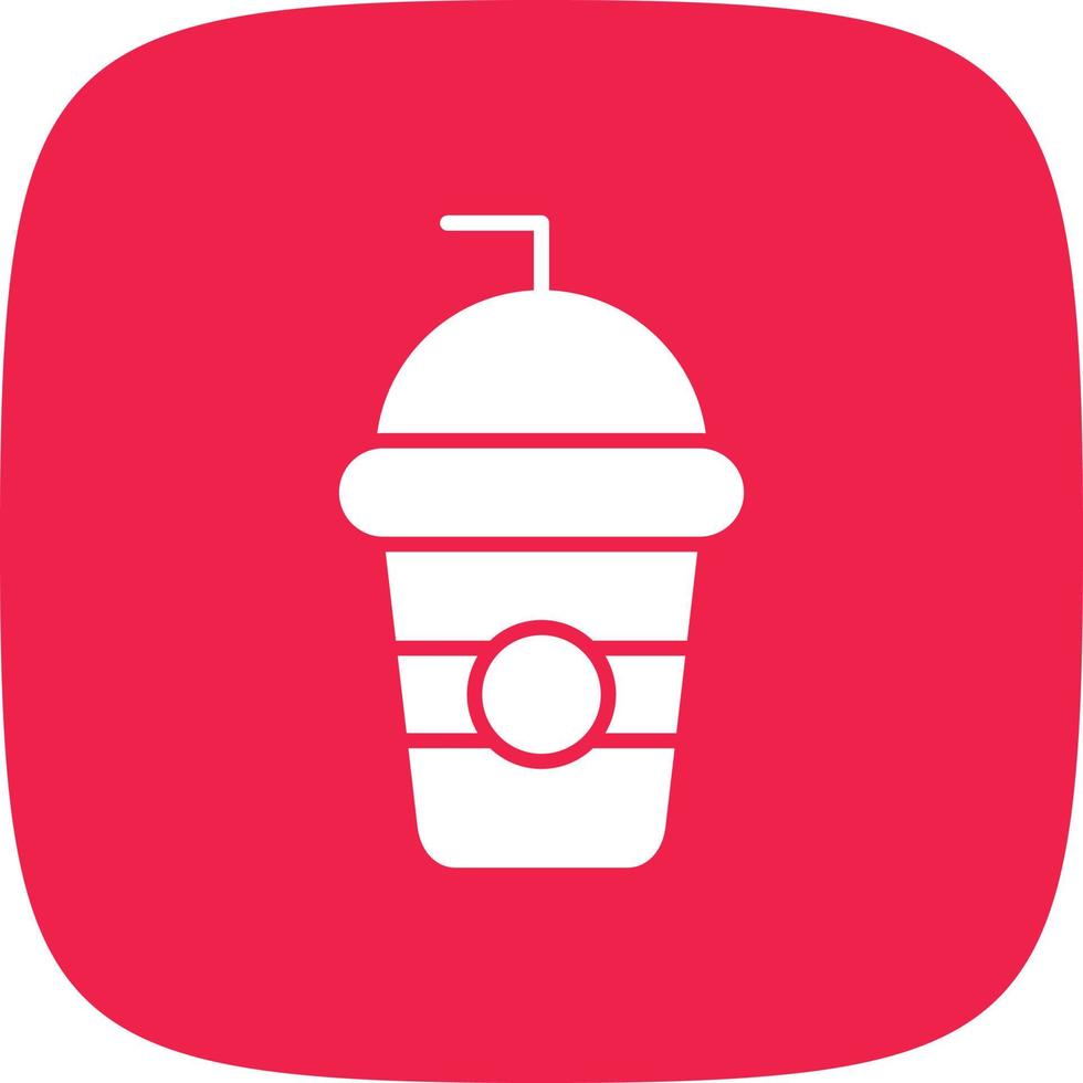 Smoothie Glyph Round Corner vector