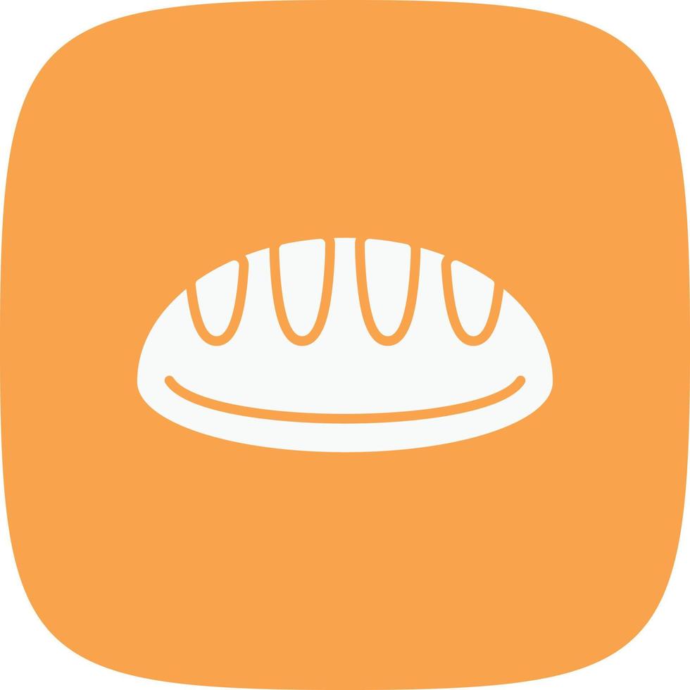 Bread Glyph Round Corner vector