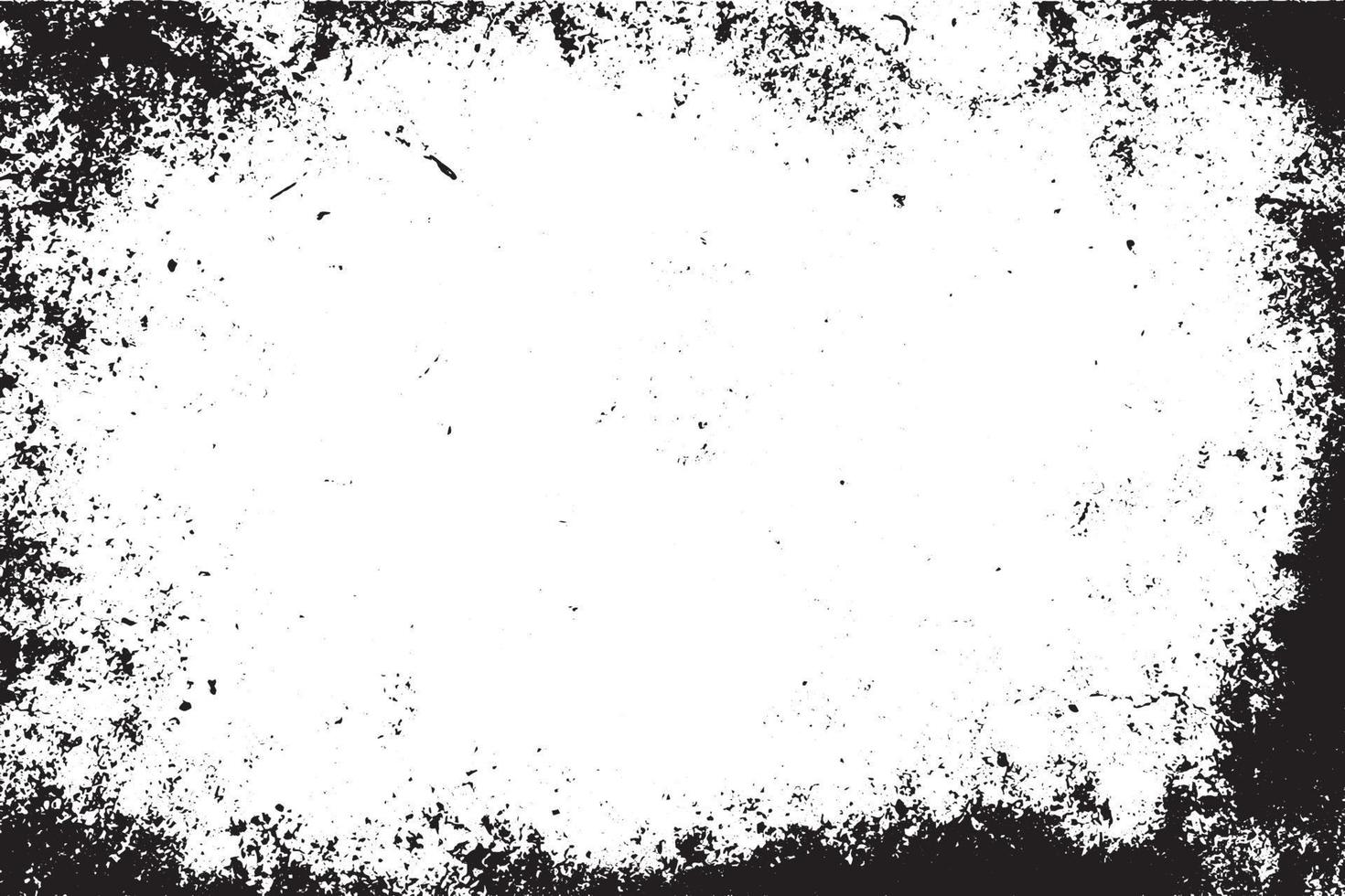 Vector grunge frame texture scratches. Monochrome abstract old background