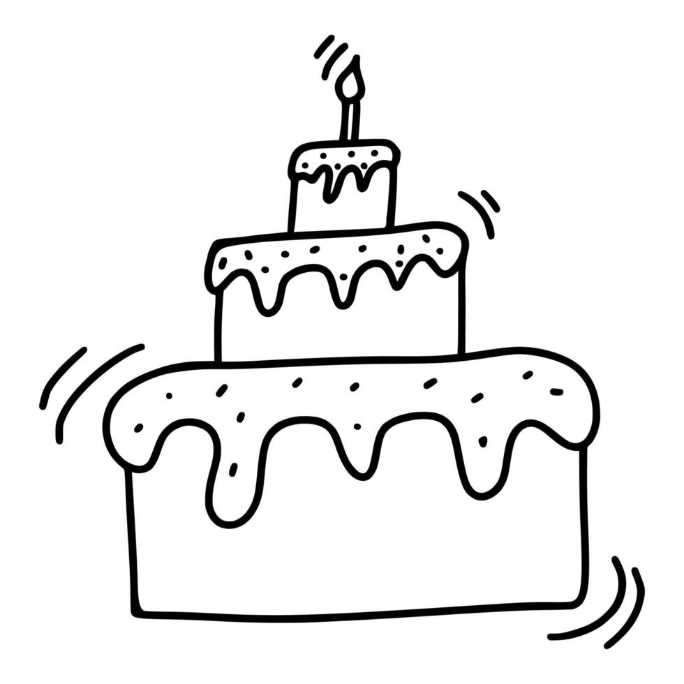 Cake Vector illustration