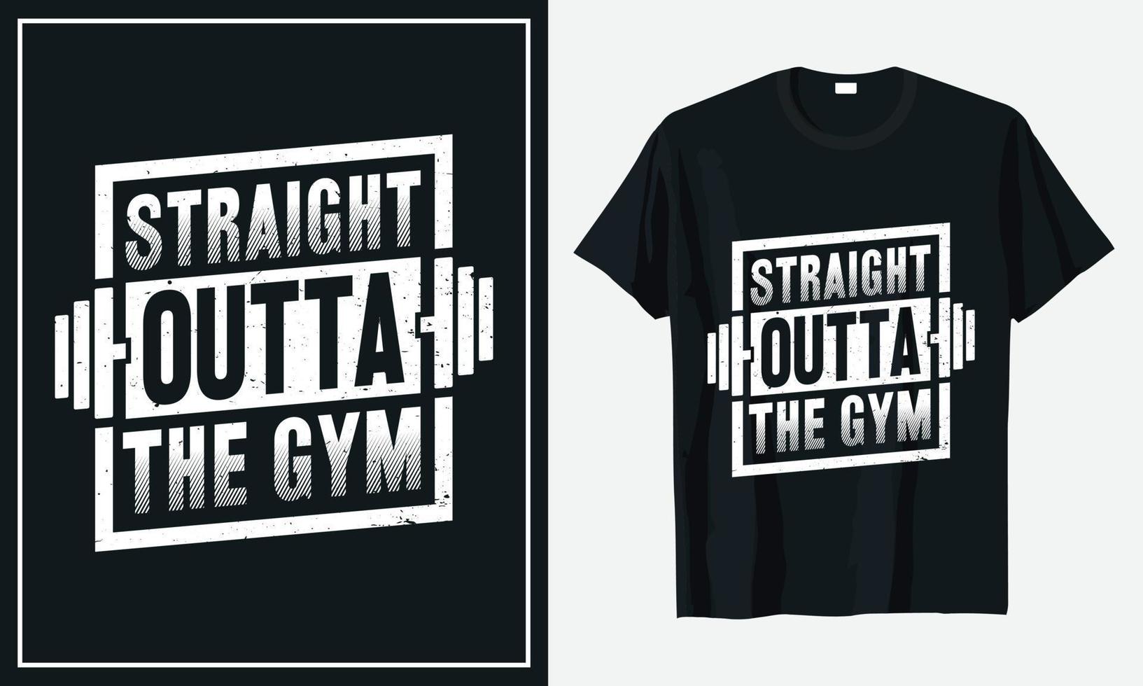 Gym Fitness Daily Life T Shirt Design vector