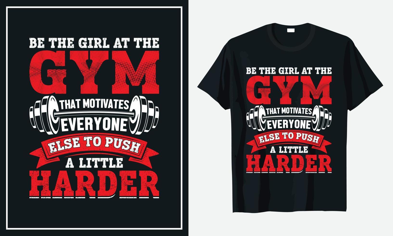 Gym Fitness Daily Life T Shirt Design vector