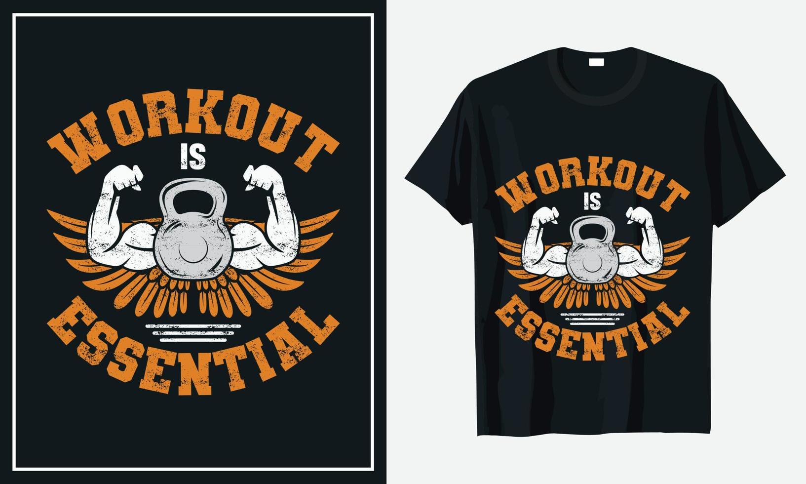 Gym Fitness Daily Life T Shirt Design vector