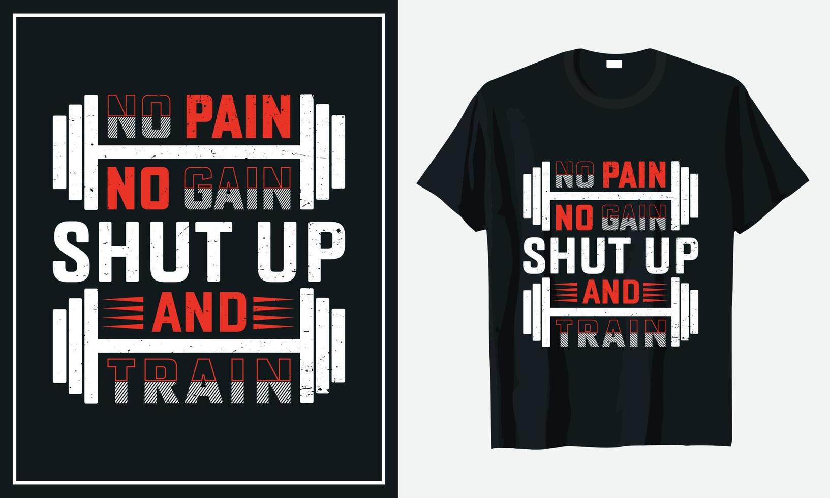 Gym Fitness Daily Life T Shirt Design vector