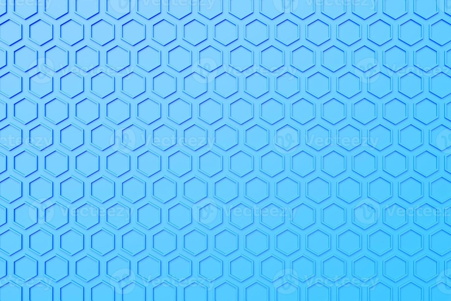 Pattern of simple geometric hexagonal shapes, mosaic background. 3d illustration photo