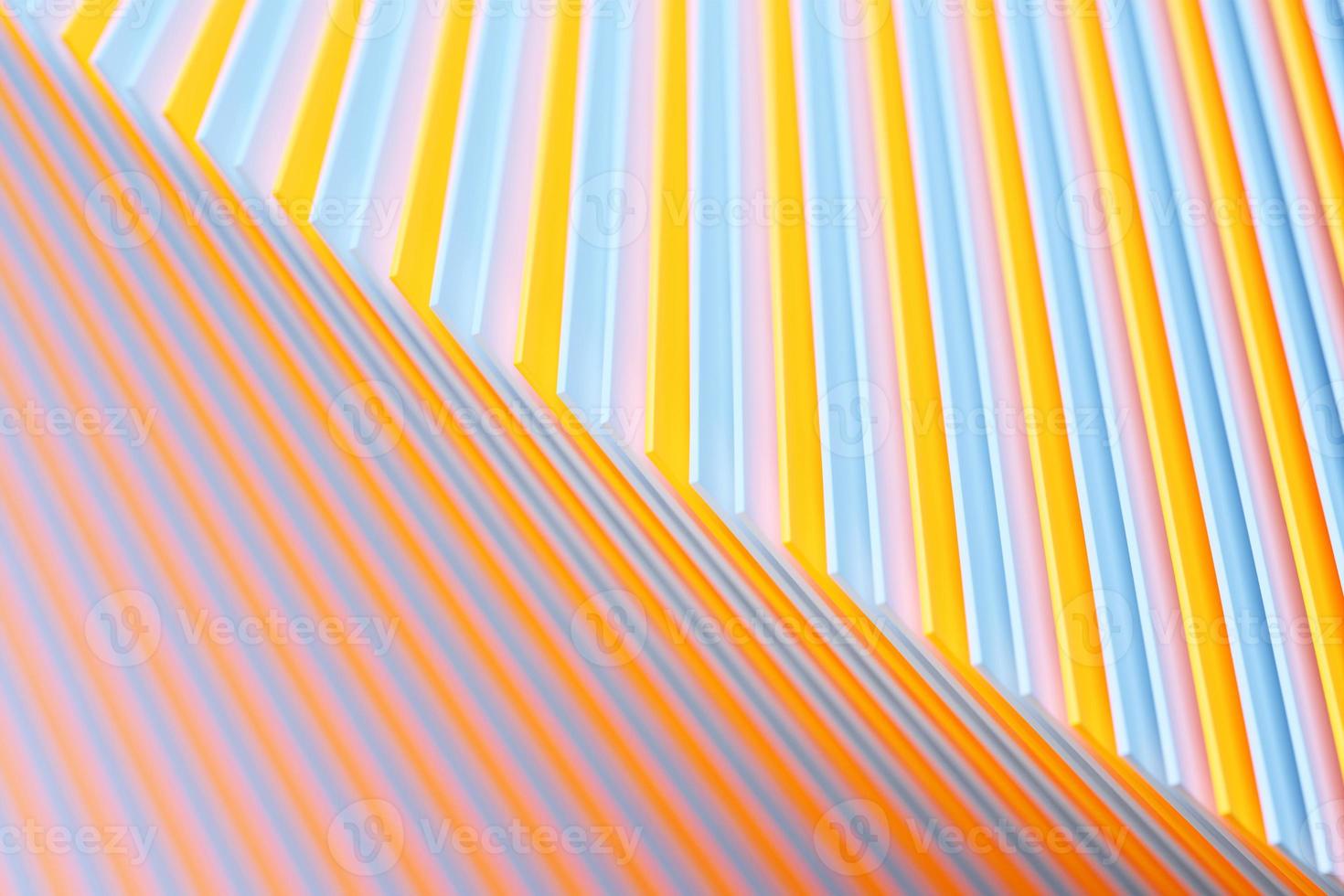 Abstract surface background with various multicolored  lines. 3D rendering photo