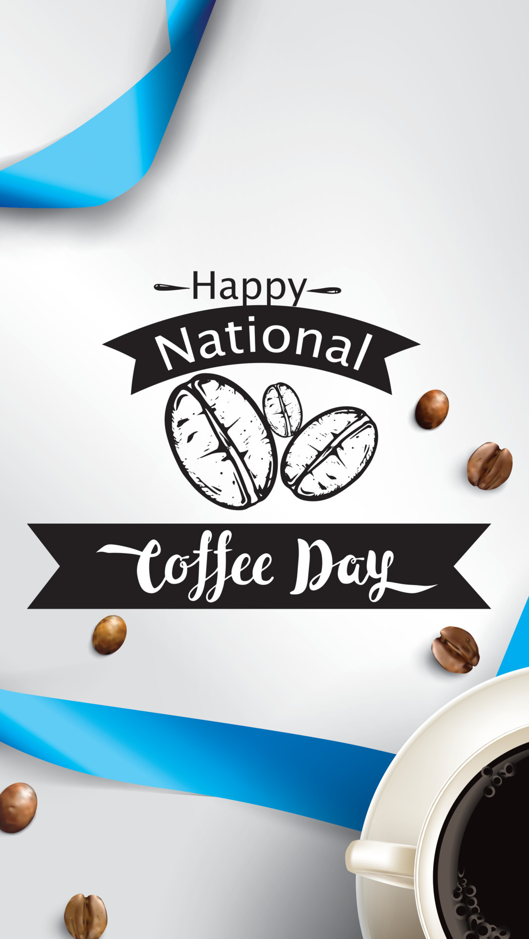International or national Coffee Day 10005893 Vector Art at Vecteezy