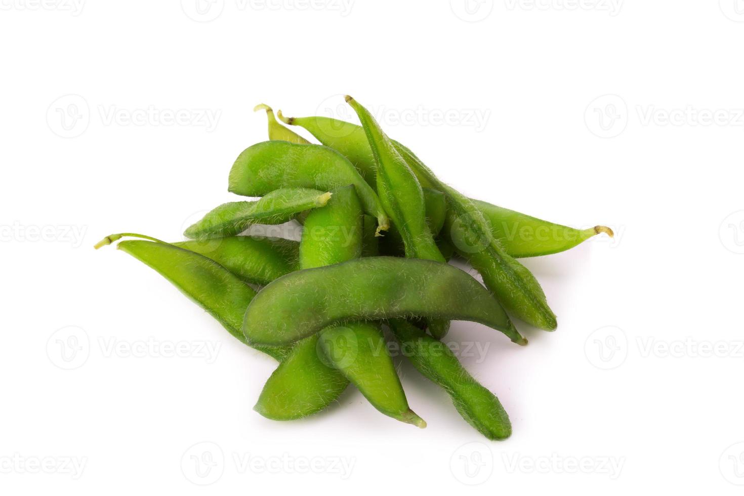 green soybeans on white background 10006042 Stock Photo at Vecteezy