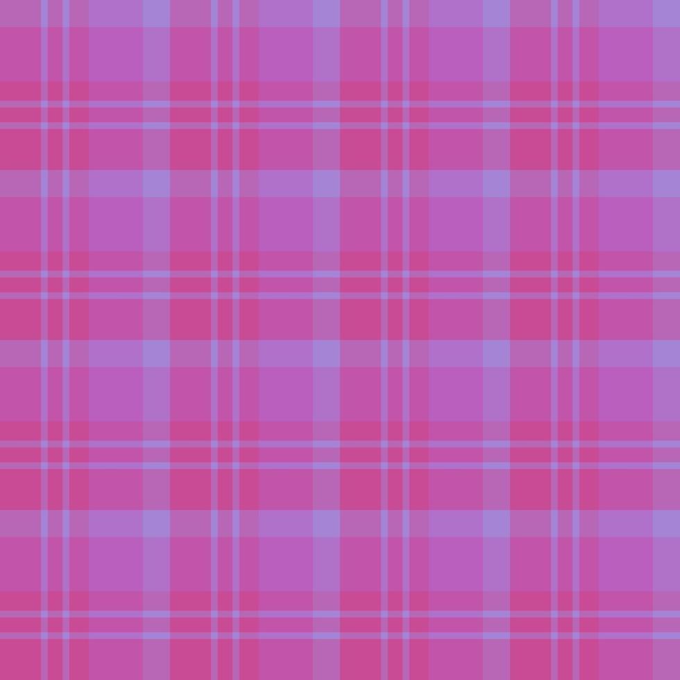 Seamless pattern in creative purple and bright pink colors for plaid, fabric, textile, clothes, tablecloth and other things. Vector image.