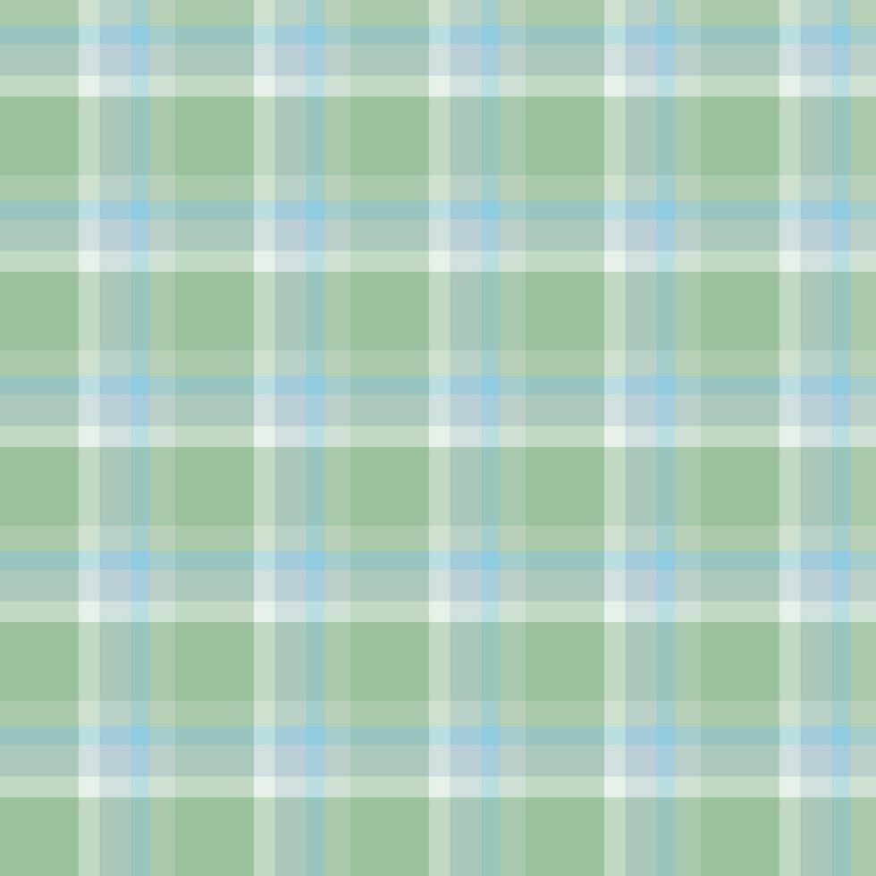 Seamless pattern in awesome pastel green and blue colors for plaid, fabric, textile, clothes, tablecloth and other things. Vector image.
