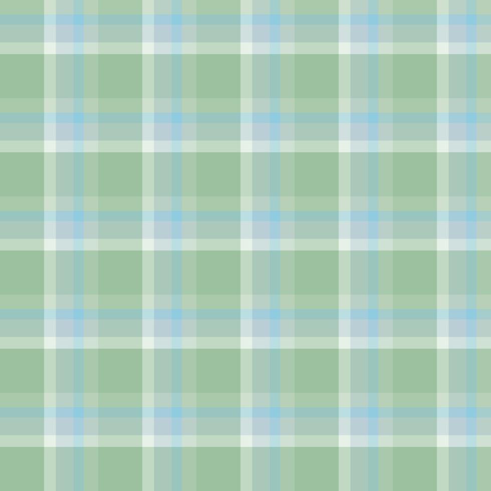 Seamless pattern in awesome pastel green and blue colors for plaid, fabric, textile, clothes, tablecloth and other things. Vector image.