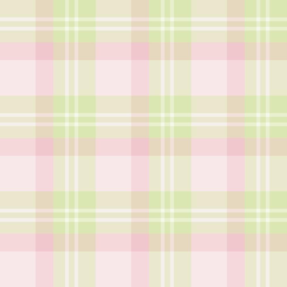 Seamless pattern in awesome pastel pink and green  colors for plaid, fabric, textile, clothes, tablecloth and other things. Vector image.