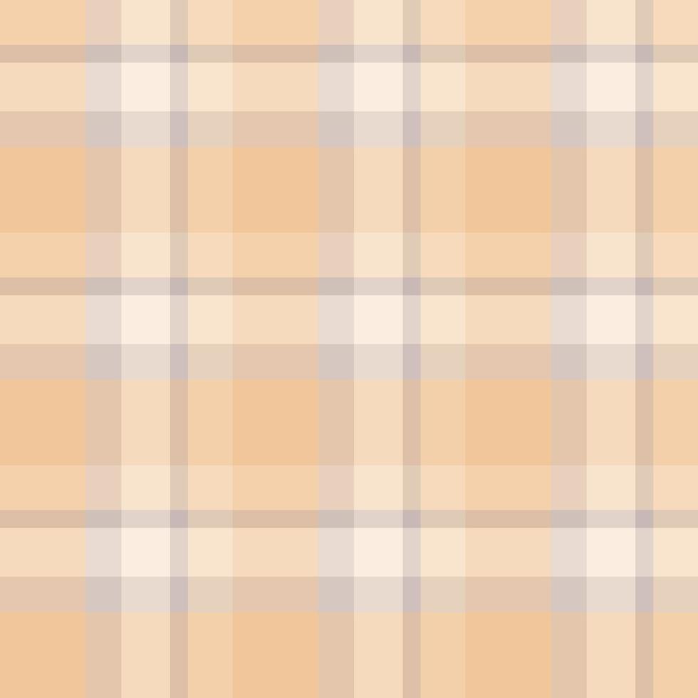 Seamless pattern in awesome pastel orange, beige and grey colors for plaid, fabric, textile, clothes, tablecloth and other things. Vector image.