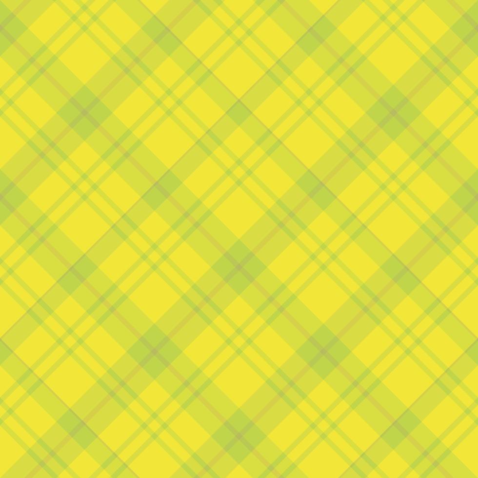 patrón impecable en excelentes colores amarillo y verde brillante para tela escocesa, tela, textil, ropa, mantel y otras cosas. imagen vectorial 2 vector