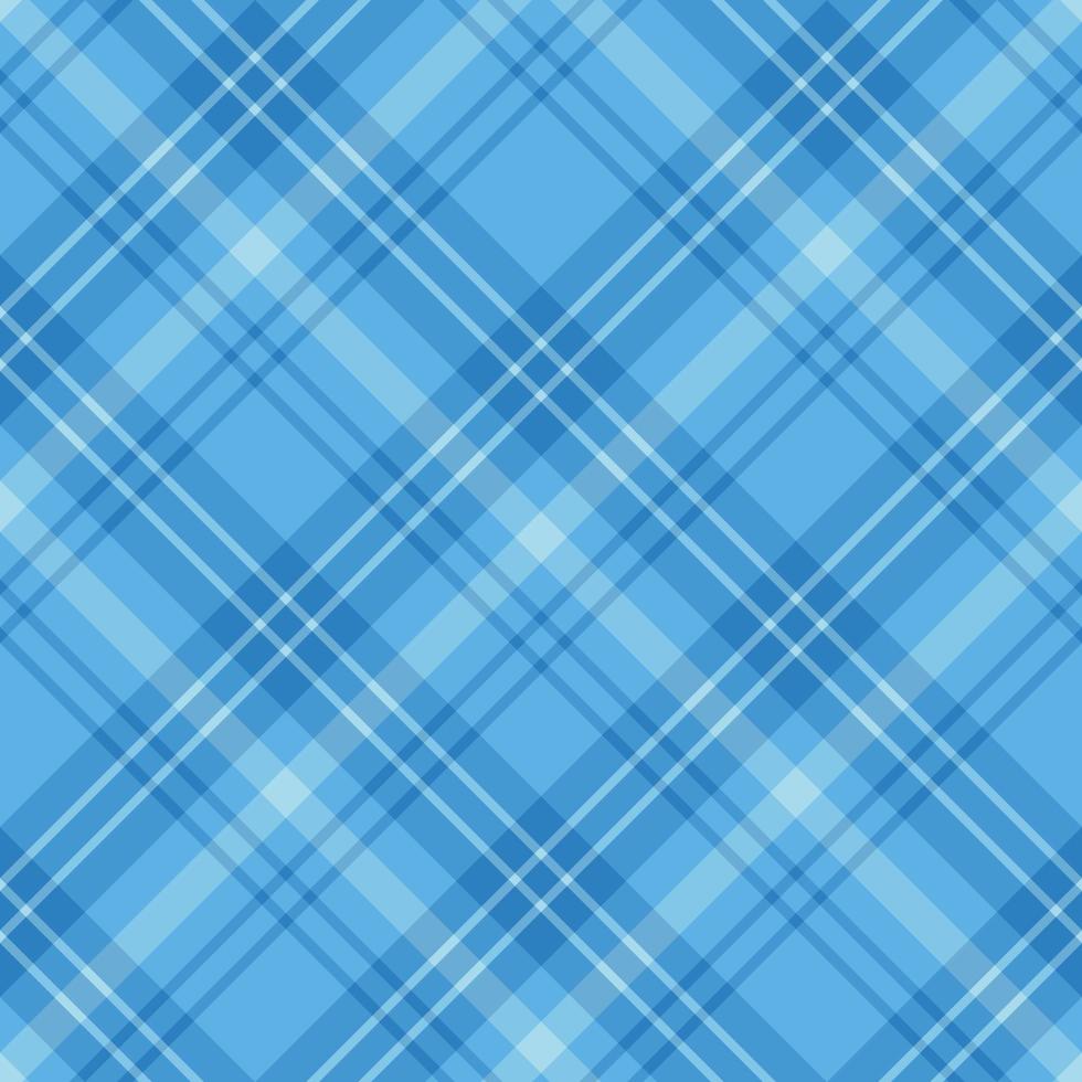 Seamless pattern in excellent light and dark blue colors for plaid, fabric, textile, clothes, tablecloth and other things. Vector image. 2