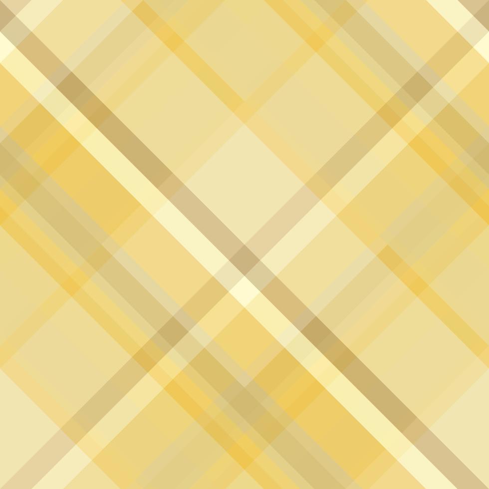 Seamless pattern in autumn yellow and beige colors for plaid, fabric, textile, clothes, tablecloth and other things. Vector image. 2