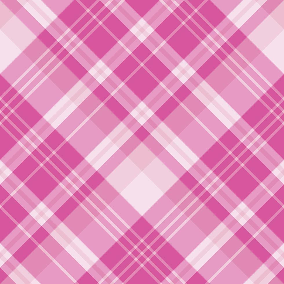 Seamless pattern in exquisite cute light and bright pink colors for plaid, fabric, textile, clothes, tablecloth and other things. Vector image. 2
