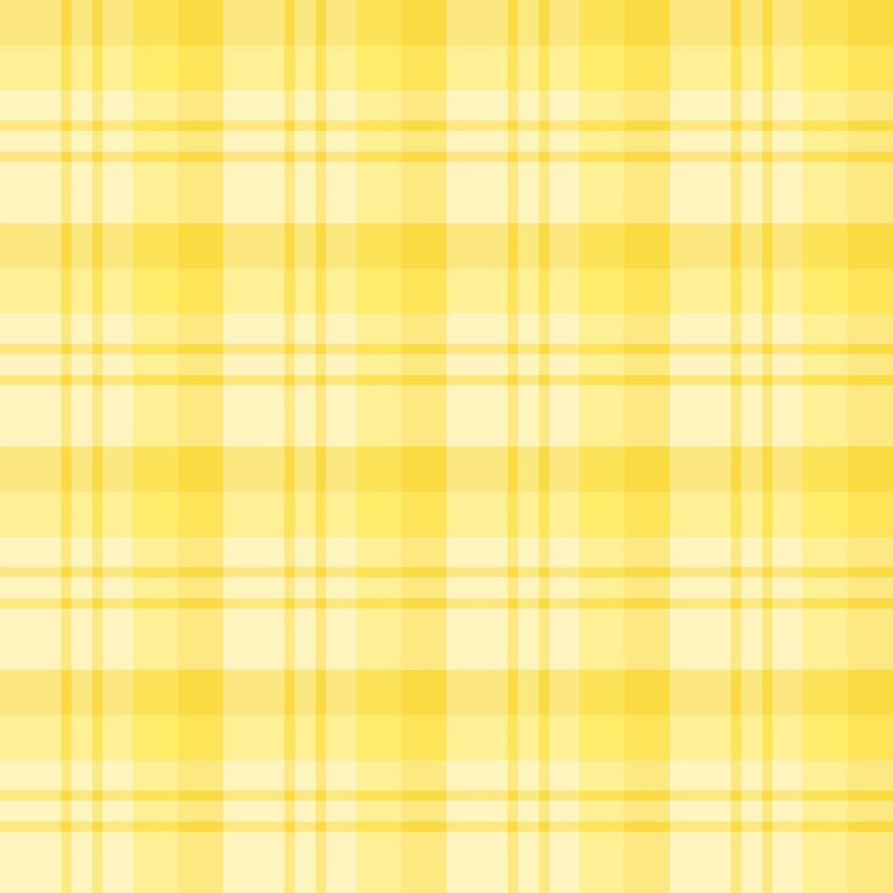 patrón impecable en encantadores colores amarillo claro para tela escocesa, tela, textil, ropa, mantel y otras cosas. imagen vectorial vector