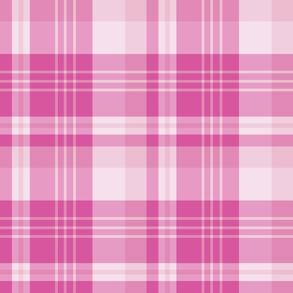 patrón impecable en exquisitos colores rosa claro y brillante para tela escocesa, tela, textil, ropa, mantel y otras cosas. imagen vectorial vector