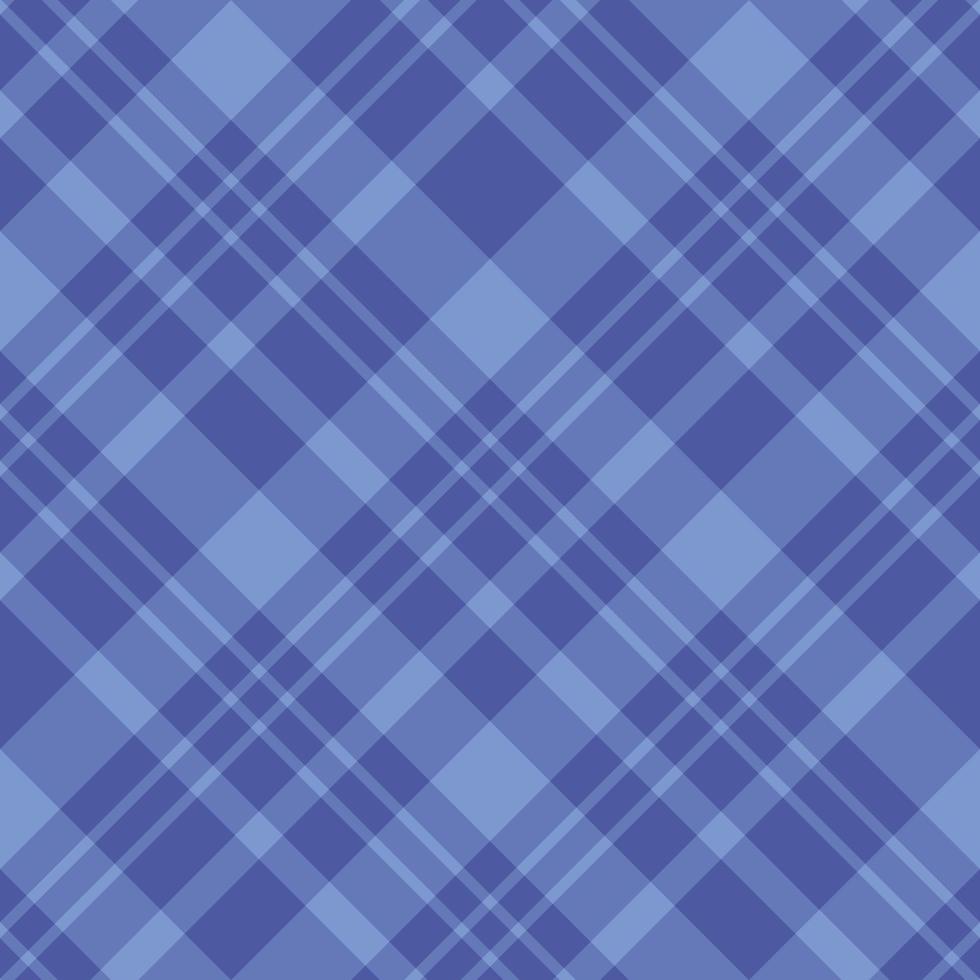 Seamless pattern in evening gentle light and dark blue colors for plaid, fabric, textile, clothes, tablecloth and other things. Vector image. 2