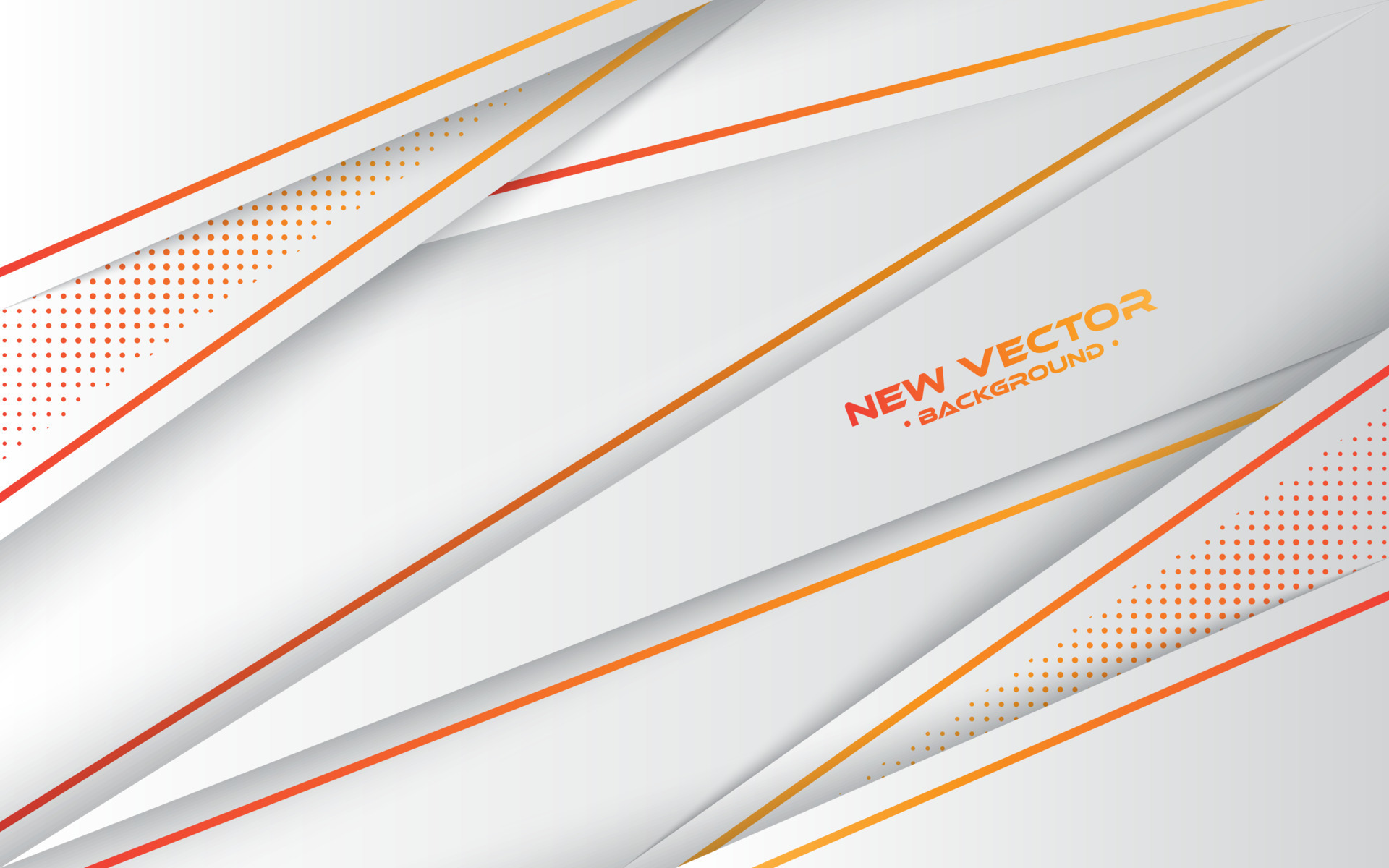 Abstract dynamic white with orange line, modern background. 10007632