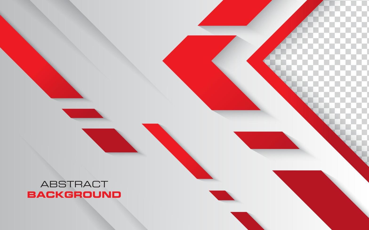 Red white modern abstract background design. 10007633 Vector Art at