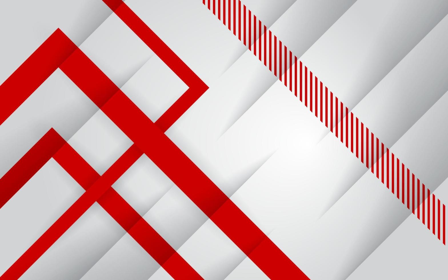 diseño de fondo abstracto moderno blanco rojo vector