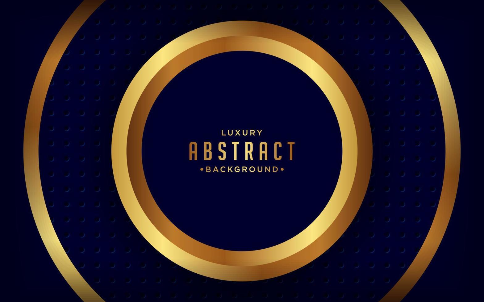 Abstract gold and blue luxury background vector